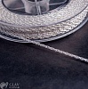 Цепочка латунная плетение веревочное, р-р 2х1.5х0.5мм, цвет серебро.