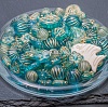 Микс. 50 гр. акриловых бусин: Морская сказка. Р-ры 5-19 мм
