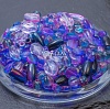 Микс. 50 гр. акриловых бусин: Фиолетовый фейерверк.