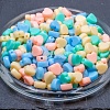 Микс. 50 гр. акриловых бусин: Конфетная любовь. Р-ры 8-9 мм