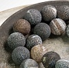 Бусины из матового кракелированного агата, вены дракона, черно-коричневые, диам. 14мм, отв-е 1мм.